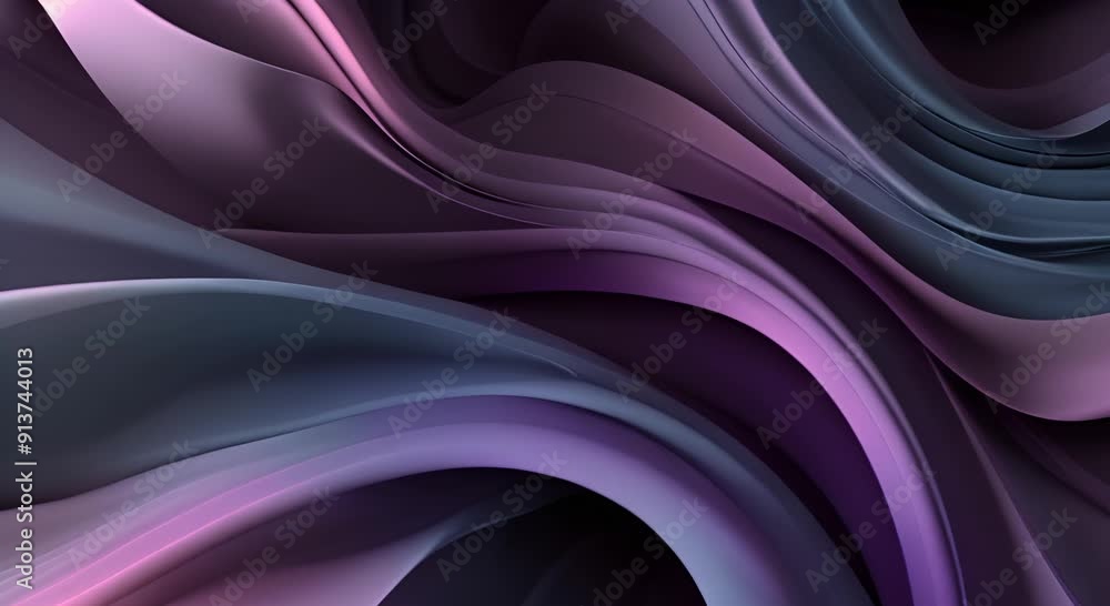 Abstract Purple and Blue Swirling Design Abstract Purple and Blue Swirling Design