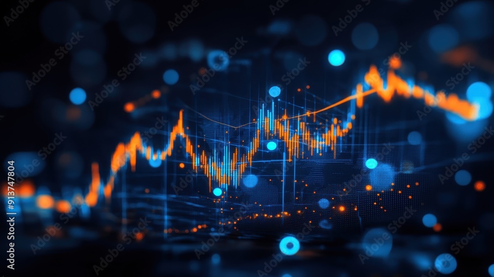 Market chart of business increase stock graph Market chart of business increase stock graph