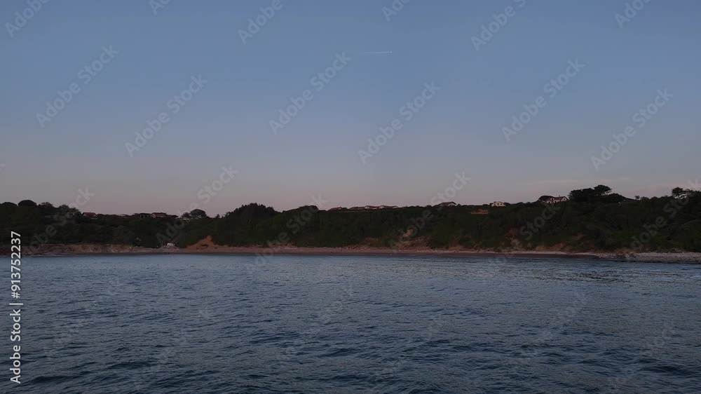 Aerial view of the northern Basque Country coast. Aerial view of the northern Basque Country coast.