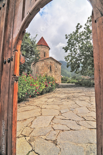 Christian Church Saint Elishe in Kish village,  Azerbaijan  photo