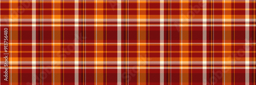 Fur plaid texture seamless, tie check fabric background. Good textile vector pattern tartan in red and bright colors.