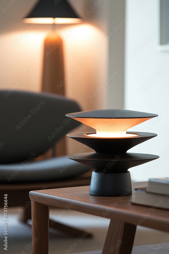 Modern table lamp set with sleek design Modern table lamp set with sleek design