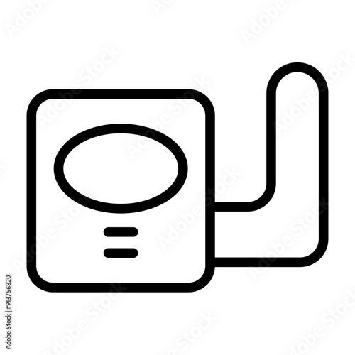 Water Wings Vector Line Icon Design
