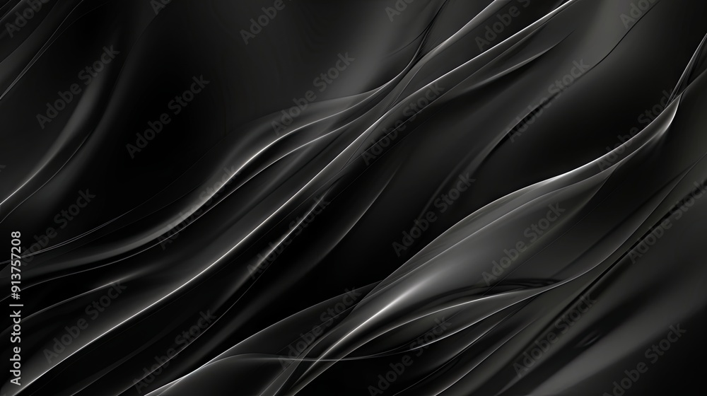Fototapeta premium Abstract black background with patterns