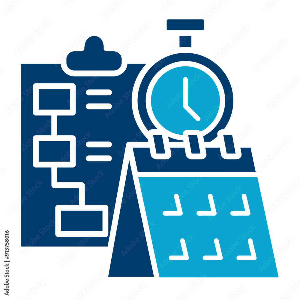 Obraz premium Task Scheduling Icon