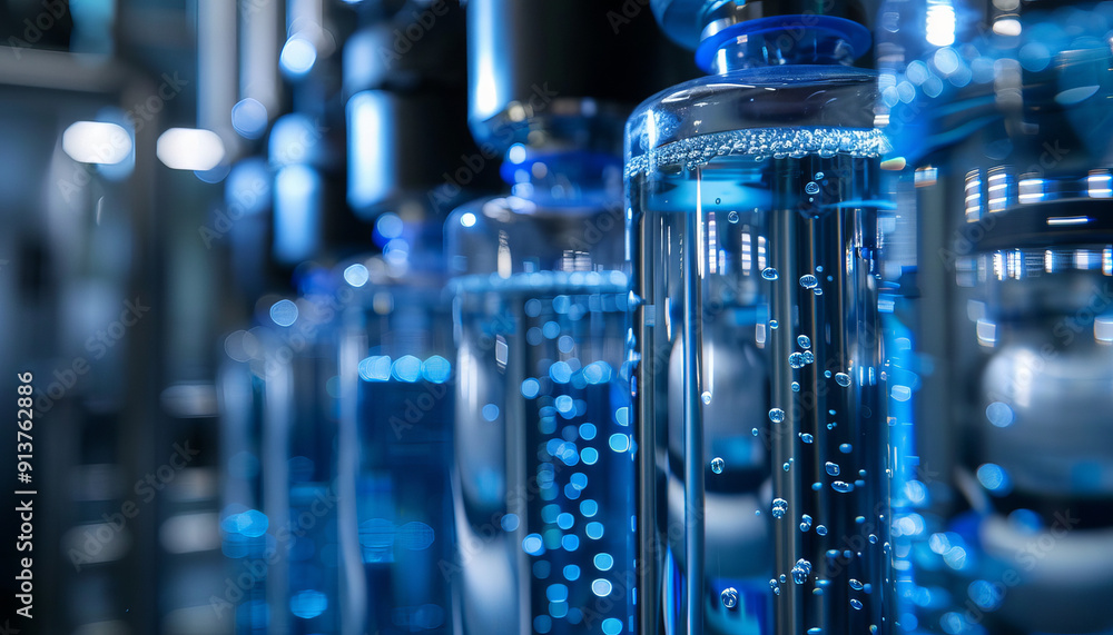 A close-up illustration of a reverse osmosis unit's advanced filtration technology, showing the detailed layers of membranes and the flow of water, with a spotlight on the pristine water output. A det A close-up illustration of a reverse osmosis unit's advanced filtration technology, showing the detailed layers of membranes and the flow of water, with a spotlight on the pristine water output. A det