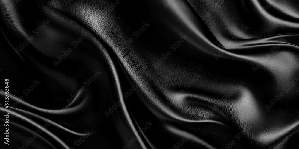 Abstract Black Fabric Texture Abstract Black Fabric Texture