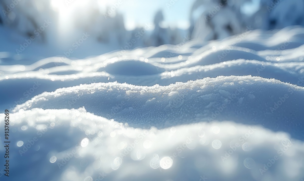 High-resolution image of a snowy field texture High-resolution image of a snowy field texture