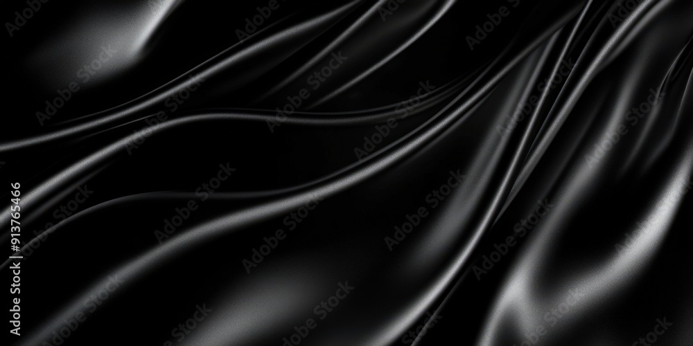 Obraz premium Abstract Black Fabric Texture