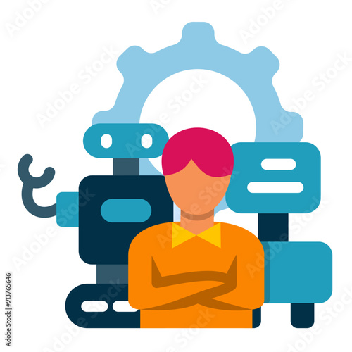 Digital Workforce Icon