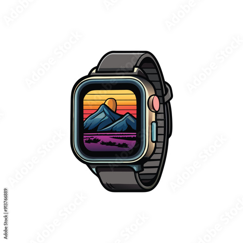 Smartwatch Logo Design