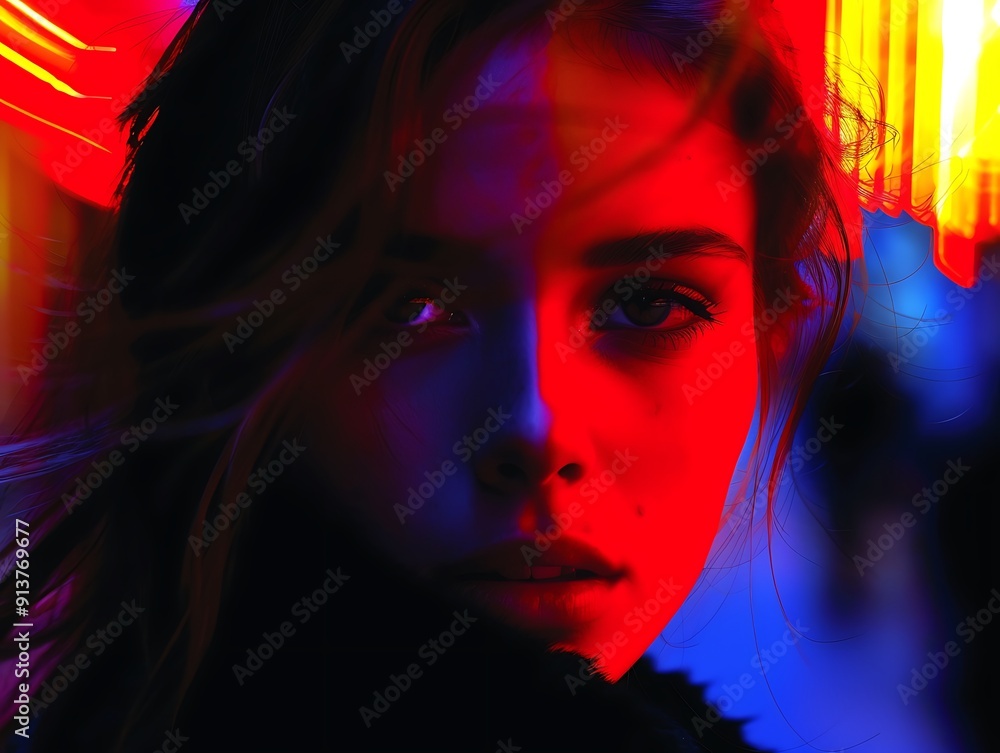 Chromatic Cinematic Film Photography Of A Motion Blur Beautiful Woman Chromatic Cinematic Film Photography Of A Motion Blur Beautiful Woman