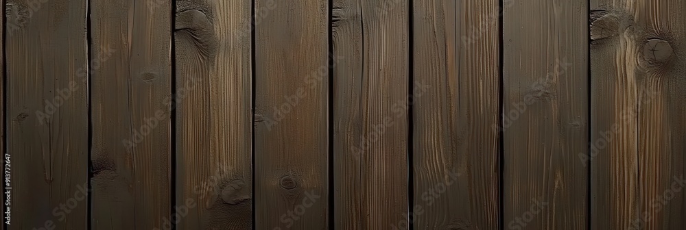 Naklejka premium Dark Wooden Planks Background