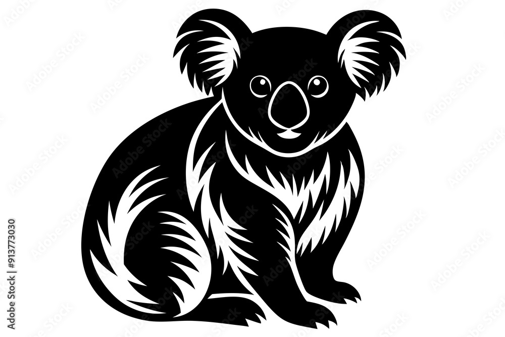 Koala vector silhouette, Koala svg, Koala bear icon
Koala vector silhouette, Koala svg, Koala bear icon
