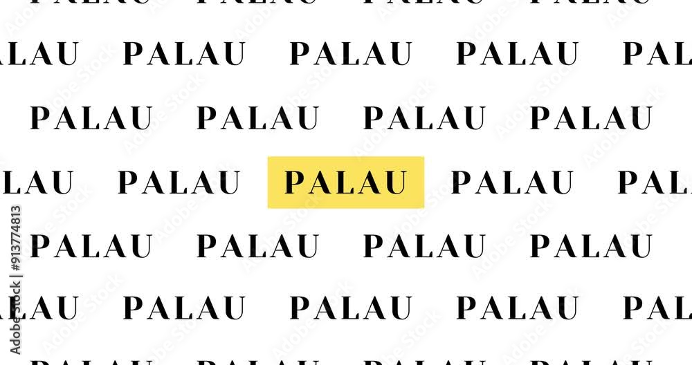 Palau Country text typing word, Marker Highlight Yellow Pen in Bold Words , white background, Design Animation text size increases, Digital Screen, 4K Resolution video Palau Country text typing word, Marker Highlight Yellow Pen in Bold Words , white background, Design Animation text size increases, Digital Screen, 4K Resolution video