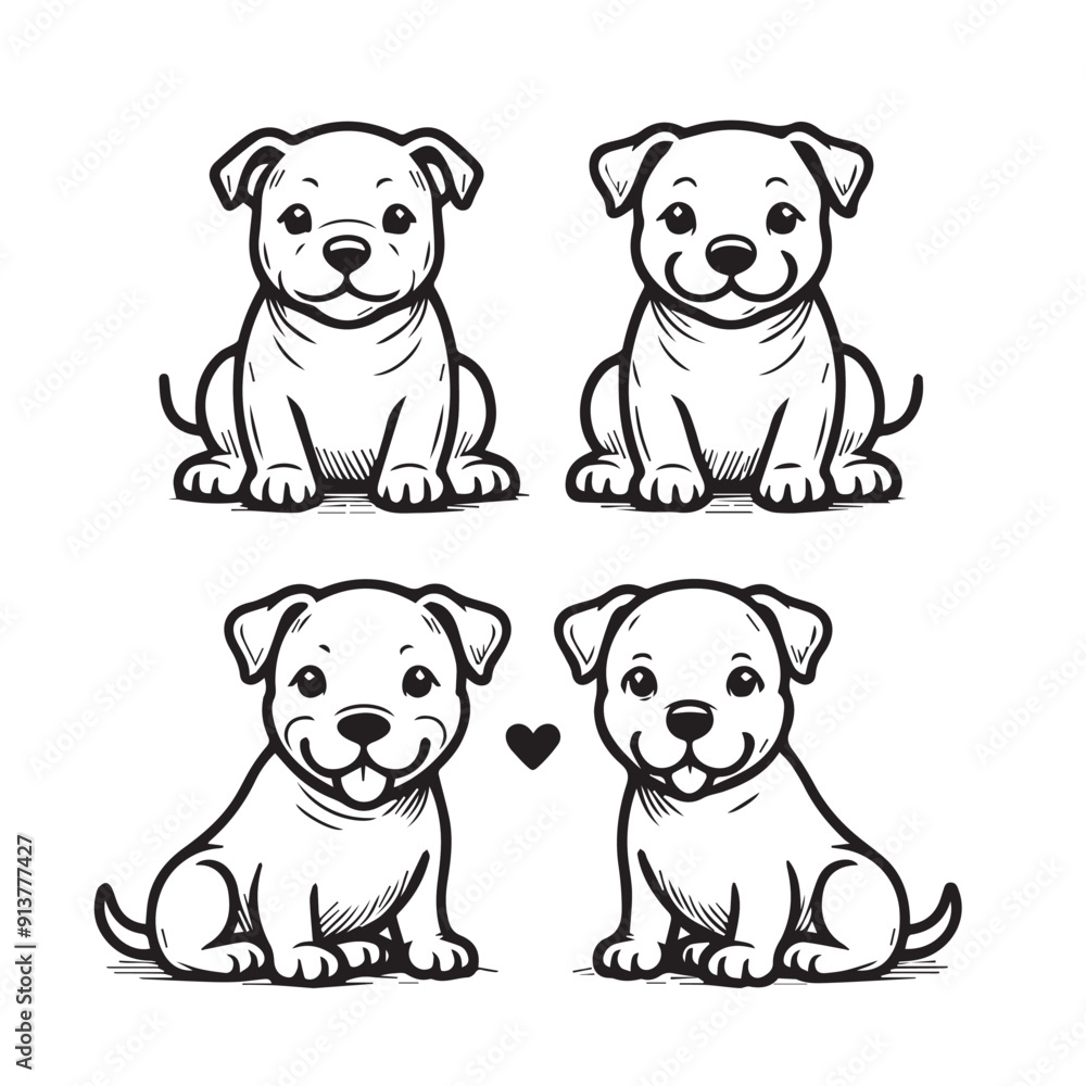 Obraz premium cartoon animal illustration for children's coloring book