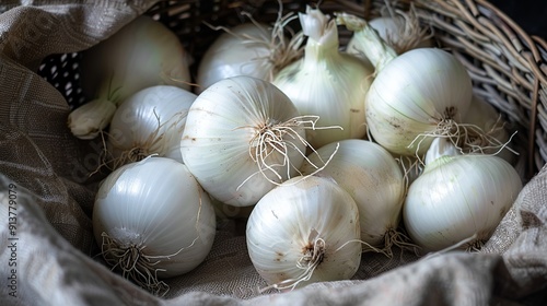 white onions. professional photograph