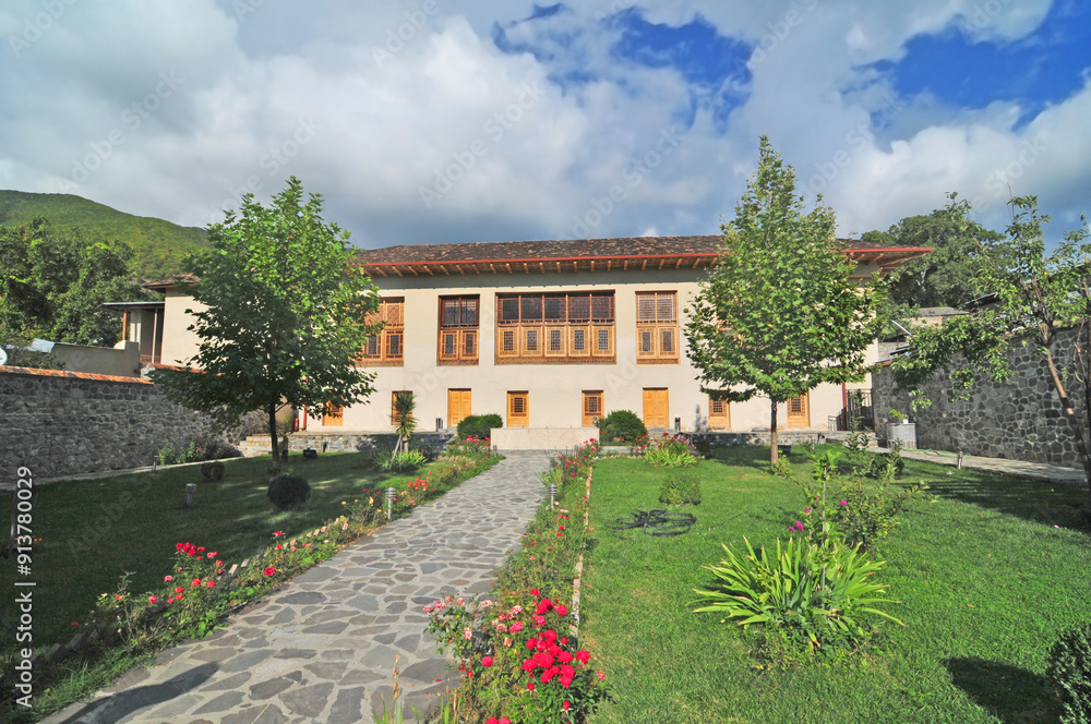 Shakikhanov's house a monument of Azerbaijani architecture, located in the Sheki, Azerbaijan Shakikhanov's house a monument of Azerbaijani architecture, located in the Sheki, Azerbaijan
