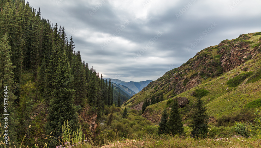 landscape in the mountains landscape in the mountains