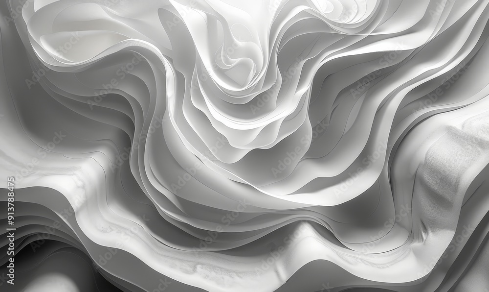 Seamless pattern of white paper creases and folds forming a textured backdrop Seamless pattern of white paper creases and folds forming a textured backdrop