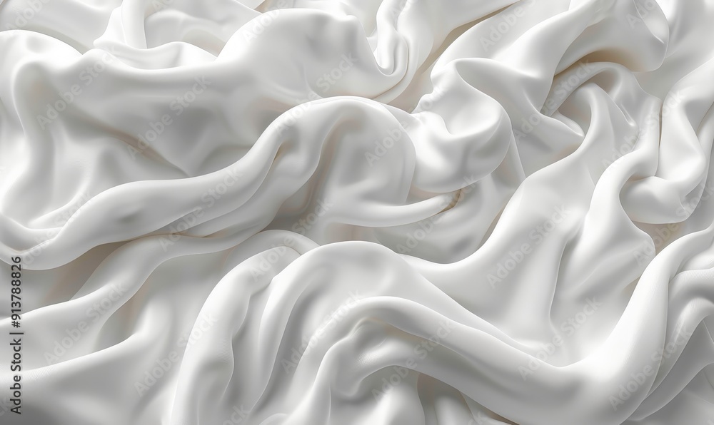 Seamless pattern of white paper creases and folds forming a textured backdrop Seamless pattern of white paper creases and folds forming a textured backdrop