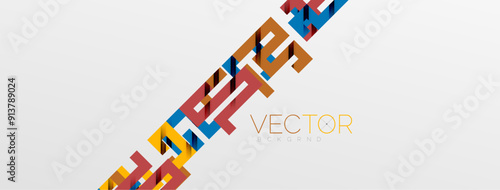 Color bend lines with shadow texture effect. Vector Illustration For Wallpaper, Banner, Background, Card, Book Illustration, landing page