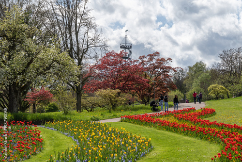 Nature Park and Garden; Höhenpark Killesberg in Stuttgart photo