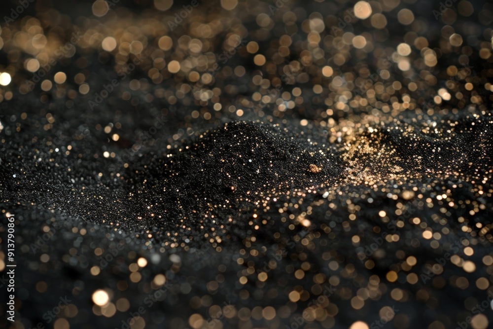 Shimmering particles on a dark background Shimmering particles on a dark background