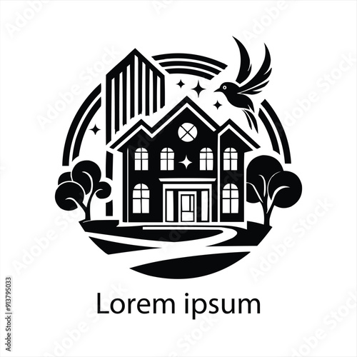 A Real estate logo design for brand