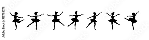 Ballerina silhouette set item