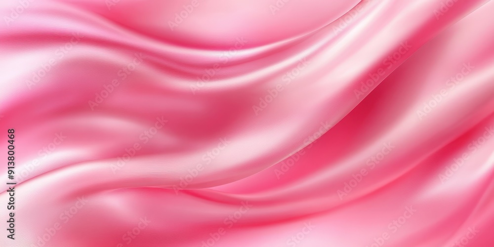 Fototapeta premium Pink Silk Fabric Texture
