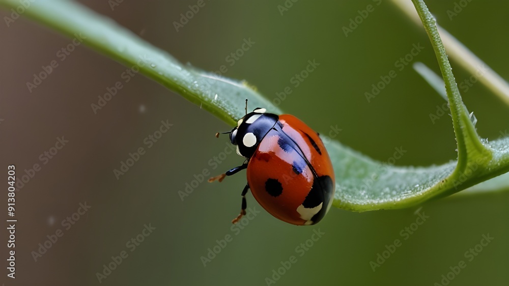 Fototapeta premium LADYBUG Generative AI