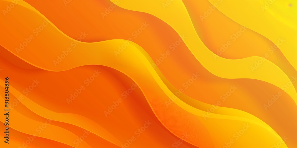 A bright orange background with wavy lines A bright orange background with wavy lines
