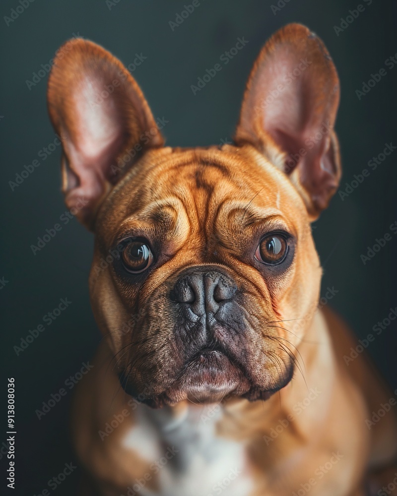 Beautiful dog portrait closeup. Ai generative Beautiful dog portrait closeup. Ai generative