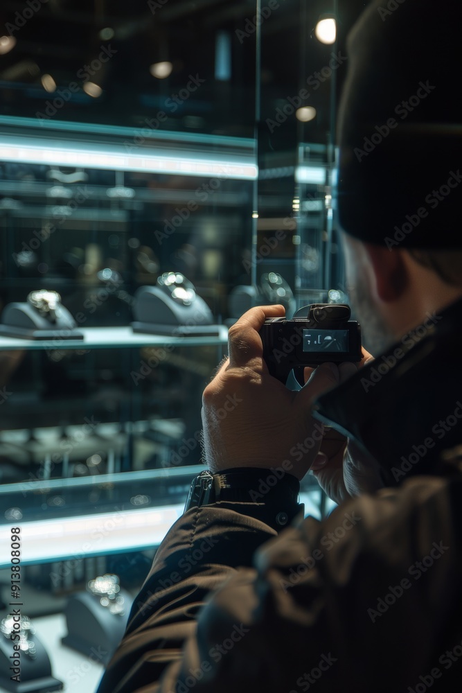 High-Tech Thief Using Thermal Camera to Avoid Security Systems in Luxury Jewelry Store High-Tech Thief Using Thermal Camera to Avoid Security Systems in Luxury Jewelry Store