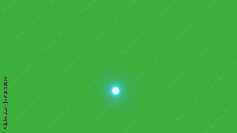 Animation video loop glow bubble on green screen background Animation video loop glow bubble on green screen background