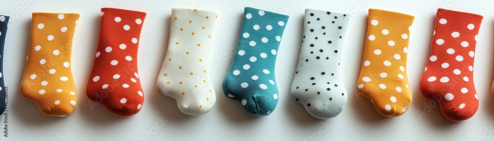 Stylish polka dot cotton socks Stylish polka dot cotton socks