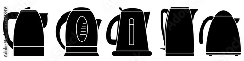 Kettle icon vector set. Teapot illustration sign collection. Pot symbol. Teakettle logo.