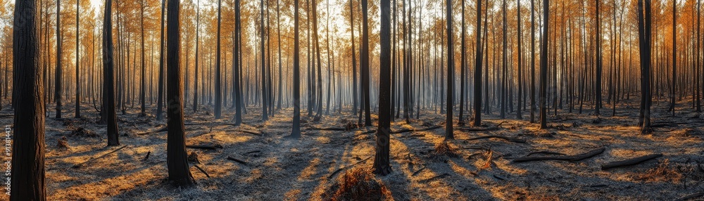 Forest Regenerating After Wildfire Forest Regenerating After Wildfire