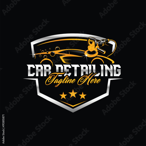 Auto Detailing logo, Car Wash Logo, Detailing Logo