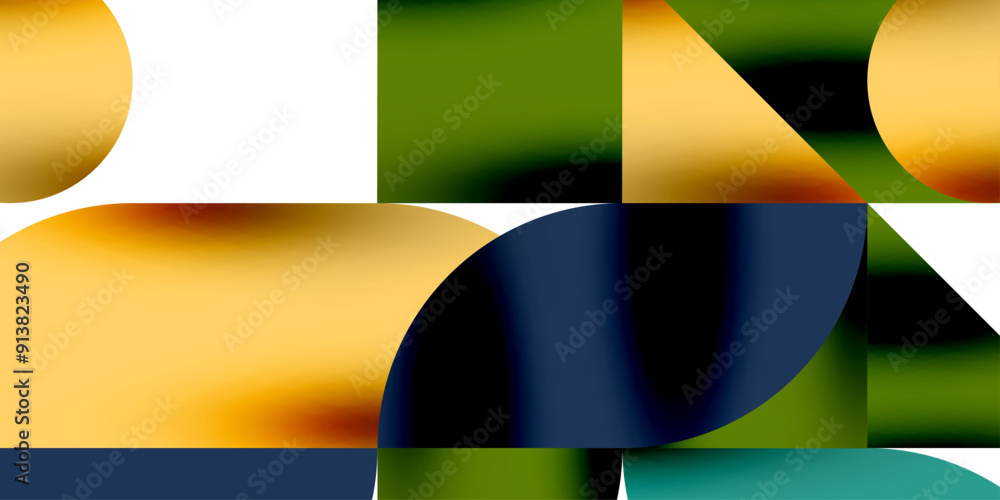 Tech minimal circular shapes geometric art. Vector modern circles Tech minimal circular shapes geometric art. Vector modern circles