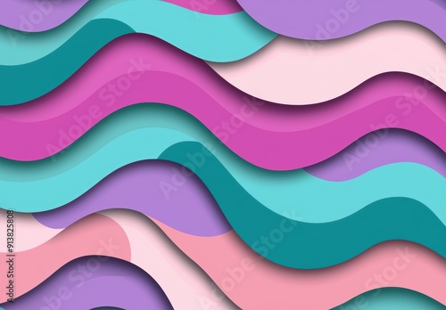 abstract colorful wave background