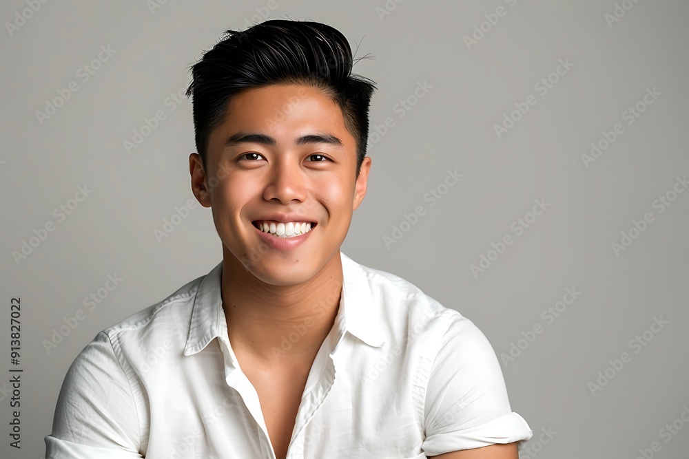 Smiling Asian Man Portrait Smiling Asian Man Portrait