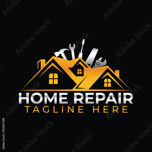 Home Repair Logo, Handyman Logo Design