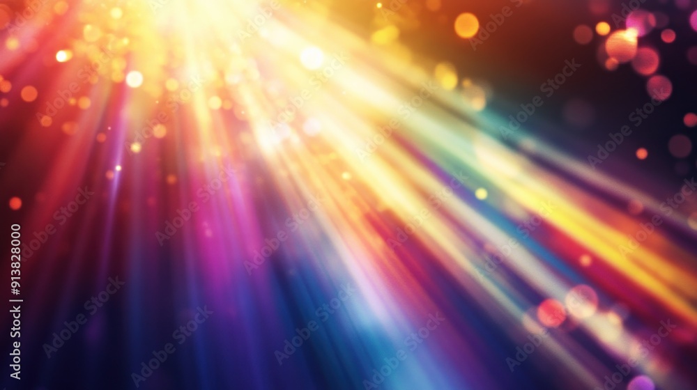 Abstract Light Rays and Bokeh Abstract Light Rays and Bokeh