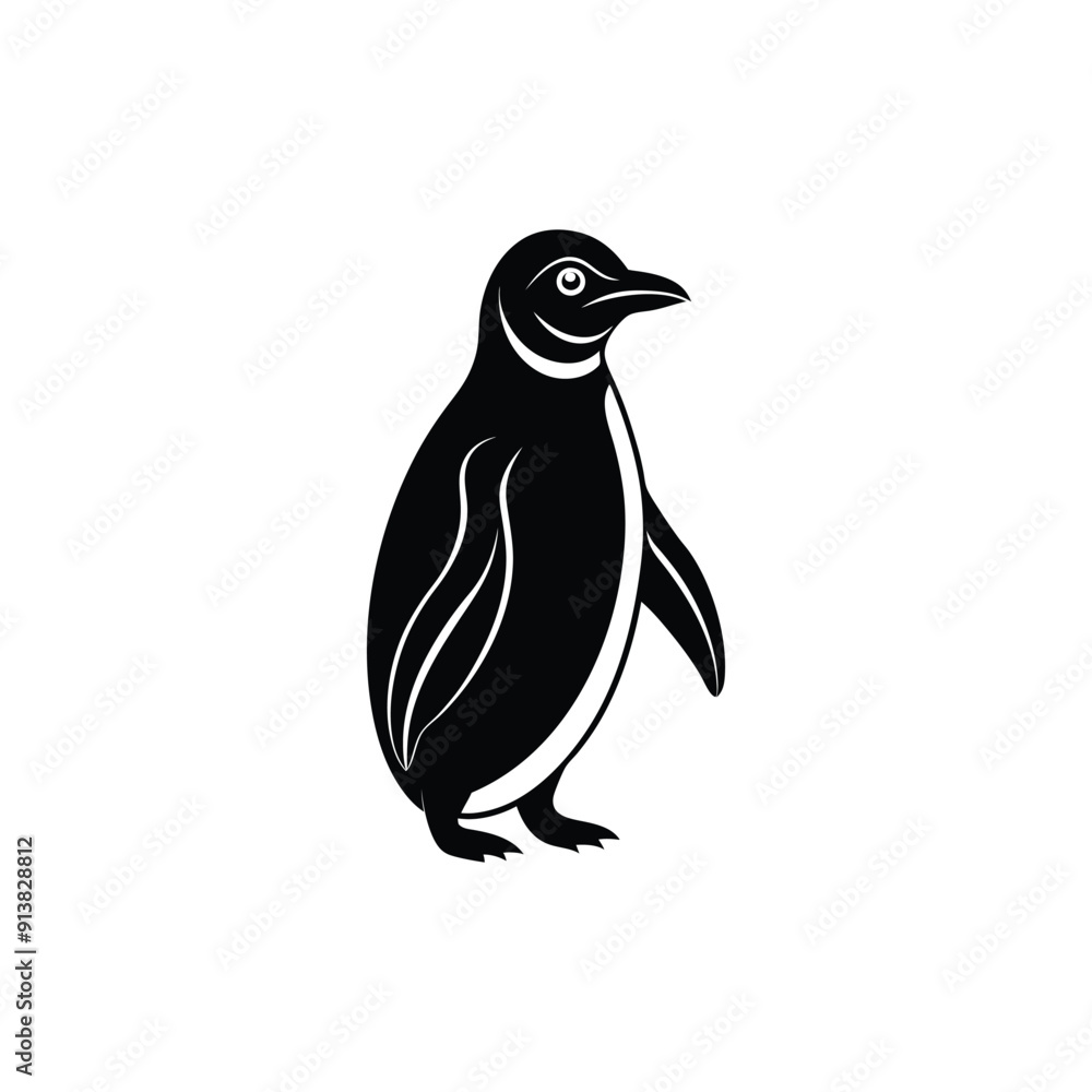 Obraz premium penguin silhouette