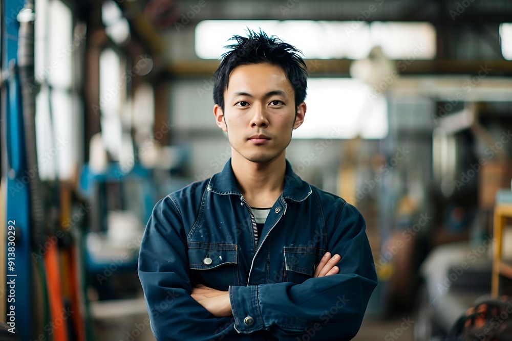 Portrait of a Confident Worker Portrait of a Confident Worker