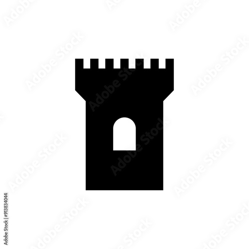 Creative Castle icon Design Template