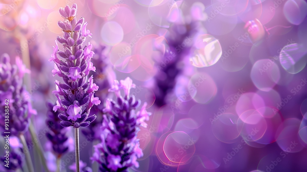 A close-up of numerous flowers with a blurred background of flowers in the foreground A close-up of numerous flowers with a blurred background of flowers in the foreground