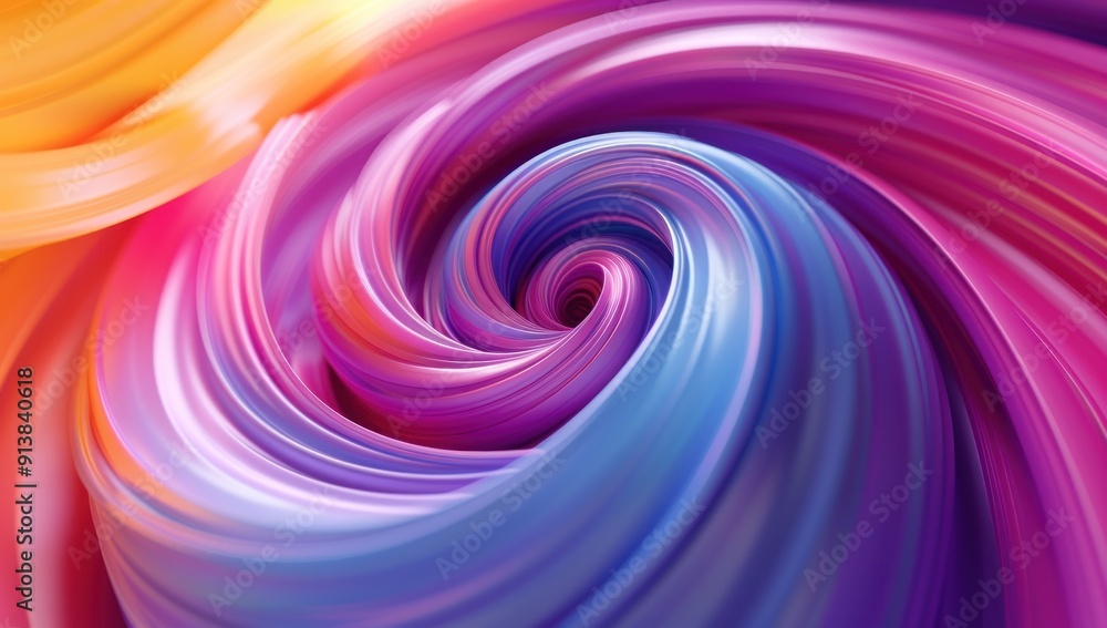 Obraz premium Abstract Swirling Colors